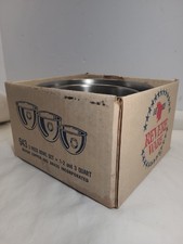Vintage Revere Stainless Steel Mixing Bowl Set 943, original box 1,2,3 quart picture