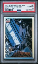 Remnants of Kenobi - 2023 Star Wars Galaxy Refractor  PSA 10 picture