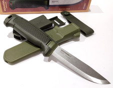 MORA SWEDEN MORAKNIV DEEP FOREST GREEN AMBER (S) STAINLESS STEEL UTILITY KNIFE picture