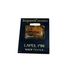 Vintage Eureka Springs Souvenir 1” Lapel Pin Made In USA picture