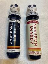 Rhinegeist Cincy Made GHOST Ceramic Cowboy Thursday Sunspun Shandy Beer Tap Hand picture