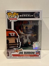 Funko Pop NFL Football Joe Burrow #159 Cincinnati Bengals - White Jersey picture