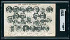 Default 1910 CHICAGO CUBS - NL Champs - Tinker, Evers, Chance, Brown HOFers SGC picture