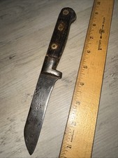 Antique Fixed Blade Knife, Unknown Maker. Strange Makers Mark See Photos ￼ picture