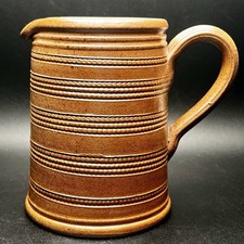 Vintage Gres De Bonny French Stoneware Canette Pitcher Petite Iridescent picture