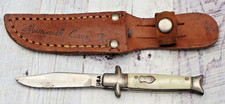 Vintage USA Stamp by Imperial  Miniature Sheath Knife - MAMMOTH CAVE KY Souvenir picture