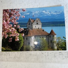 Meersburg, Germany Castle Old Town with Prominent Tower Vintage Postcard picture