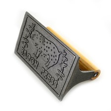 Norpro Cast Iron Bacon and Grill Press with Wood Handle picture