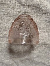 Tiara Exclusive Fairy Lamp TOP ONLY Pink Glass vintage picture