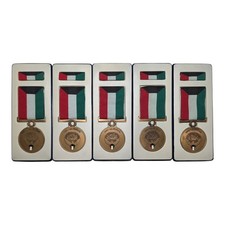 Lot (x5) Original 1991 US Liberation of Kuwait Medal Desert Storm Persian Gulf picture