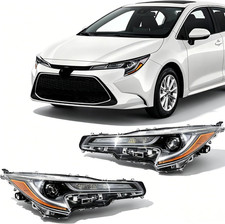 2PCS Front LED Headlights Headlamps Assembly Left&Right Side Compatible with 202 picture
