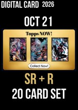 TOPPS NOW OCTOBER 21 SR GOLD + R SILVER 20 CARD SET TOPPS MARVEL COLLECT 2026 picture