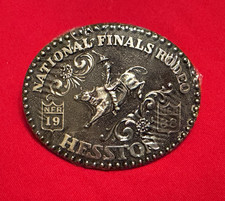 NFR 1988 Hesston National Finals Rodeo Belt Buckle - Vintage NOS picture