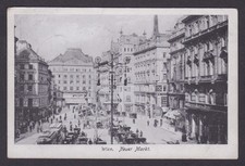 Postcard, Austria Vienna, Neuer Markt picture
