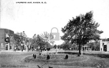 Street View Laurens Avenue Aiken South Carolina SC - Reprint picture