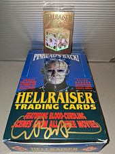 1992 Eclipse Hellraiser box w/ Gold Hologram Pinhead & Lament Clive Barker Auto picture