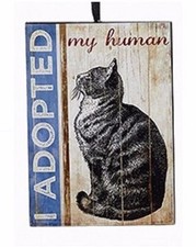 KSA WOODEN PET RESCUE PLAQUE ORNAMENT 