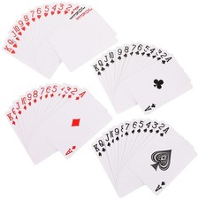 Blank Sublimation Playing Cards - 54 Pcs White Paper Poker Cards for DIY Crea... picture