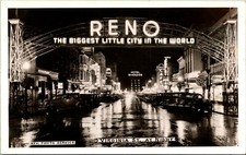 Vtg PoStreet View w Cars picture