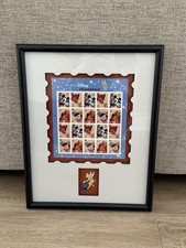 Tinker Bell Disney Friendship Stamp and Pin Framed Set picture