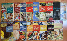 Vintage Lot 17 Culinary Arts Institute Cookbooks Paperback 1956 Retro Cooking picture