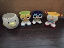 Three Adorable Owl Egg Cups picture