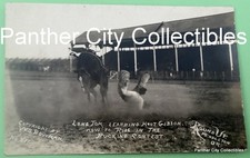 c1912 RPPC Postcard Movie Star Hoot Gibson Rodeo Round Up Pendleton OR Cowboy picture