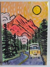 Adventure Original ACEO Art Card Hand Painted Not a Print - thecolorhauntshop picture