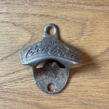 Coca Cola Wall Mounted Bottle Opener STARR X Brown Co. Made In USA picture