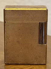 Vintage S.T. Dupont Ligne Lighter Gold Plated 1970’s Paris, France UNTESTED picture