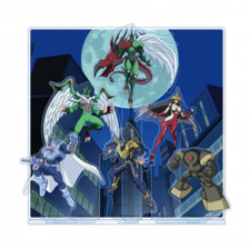 Yu-Gi-Oh Elemental Hero Acrylic Stand Diorama 130×130mm japan anime picture