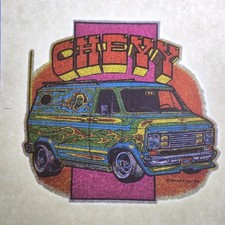 Vtg Porter's Roach Iron-On Decal 1976 Chevy Van The Rat's Hole Art Boogie Van picture
