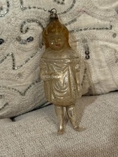 RARE Antique German Mary Pickford Blown Glass Christmas Ornament 1920s 4.5β picture