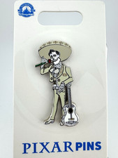 Authentic Disney Pin Pixar Coco Ernesto de la Cruz Guitar Red Rose Pin 165151 picture