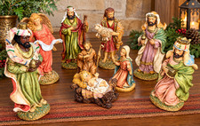Vintage Nativity Set: 1983 Fontanini Mary Joseph Pair with 1990s K's Collection  picture