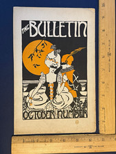 The Bulletin October Number Paper Magazine/Publication w/ Montclair Trust Co Ad picture