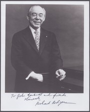 RICHARD RODGERS - AUTOGRAPHED INSCRIBED PHOTOGRAPH picture
