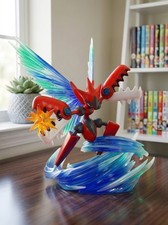 Pokemon Mega Scizor Statue Anime Action Figure Battle Diorama Model Collectibles picture