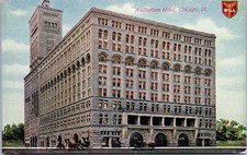 Chicago, Illinois - Auditorium Hotel Postcard picture
