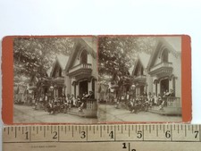 Wesleyan Grove Oak Bluffs Stereoview Martha's Vineyard A. C. Brownell 1870s picture