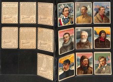 1910 Hassan Worlds Greatest Explorers T118 G/VG avg complete 25 card set E105098 picture