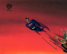 Superman Animated Series-Original Production Cel-Superman-Legacy Pt 2 picture