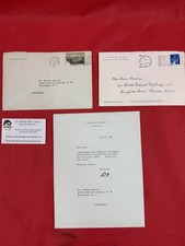 Original 1955 President Dwight D. Eisenhower Signed Letter White House Barber picture