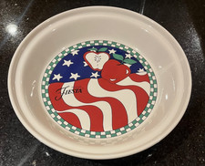 Fiestaware Apple Pie dish: 10 3/8