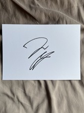 Ronan Keating Genuine Autograph, Signed In Person, 8x6 White Card picture
