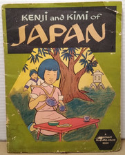 Kenji & Kimi of Japan: A Missionary Read-and-Color Book 1964 Vintage Paperback picture