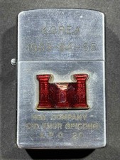 1950s Korean War US Army Military HQ Co. 32nd Engineer GP(Cons) Penguin Lighter picture