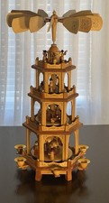 Weihnachts Pyramide German Wooden Christmas Rotating Pyramid Model 7963 w Box picture