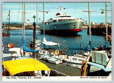 c1960s M.V. Coho Victoria BC Pleasure Boats Harbour Peacock Postcards Postcard picture