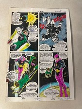 GREEN LANTERN #138 comic ART original COLOR GUIDE ECLIPSO BLACKNESS EVIL  DC picture